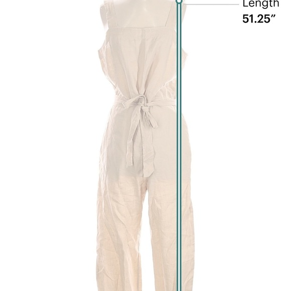 Quince 100% European Linen Jumpsuit in Flax Large - Picture 4 of 7